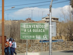 Ushuaia, c´est tout droit...